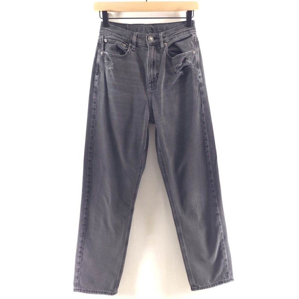 American Eagle‎ Women Jeans Highest Rise 90s Boyfriend 2 Distressed Straight